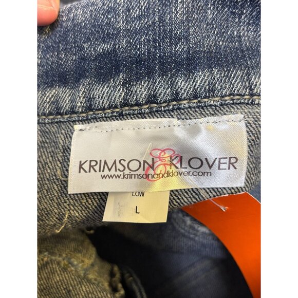 Krimson & Klover Blue Denim Jacket L - Picture 5 of 5